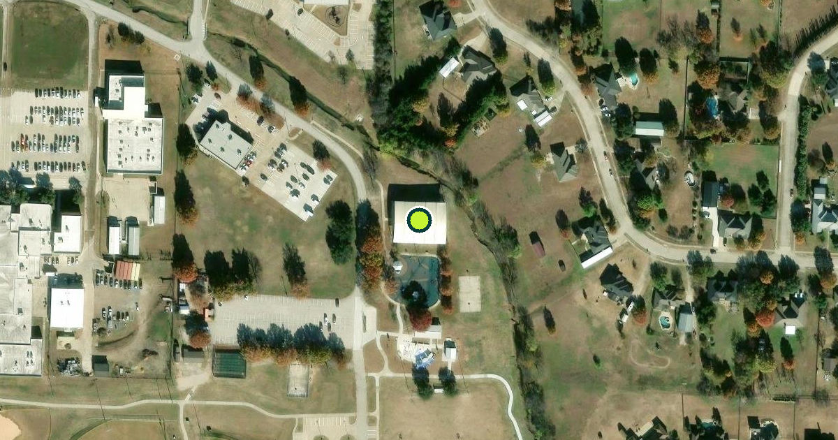 Satellite view of Wylie Pickleball Courts