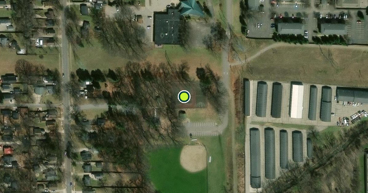 Satellite view of Wyoming Pickleball Courts