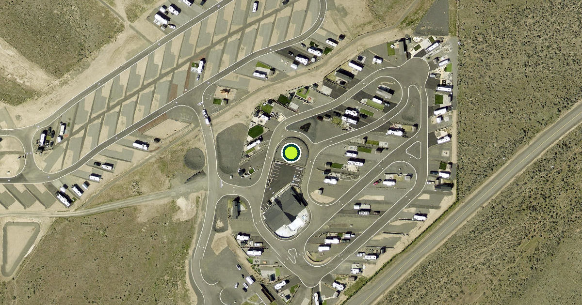 Satellite view of Yakima County Pickleball Courts