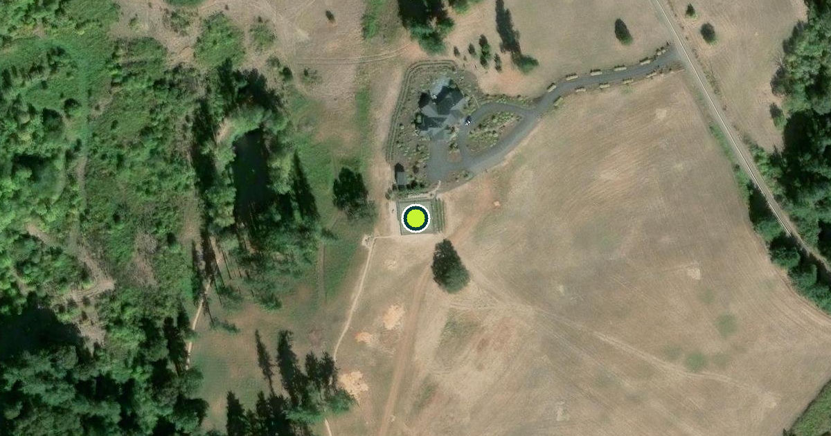 Satellite view of Yamhill County Pickleball Courts