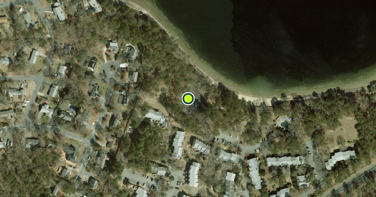 Satellite view of Yarmouth Pickleball Courts