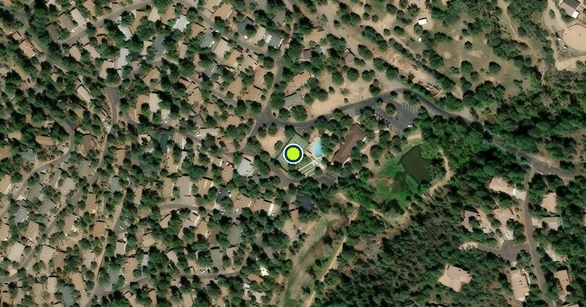 Satellite view of Yavapai County Pickleball Courts