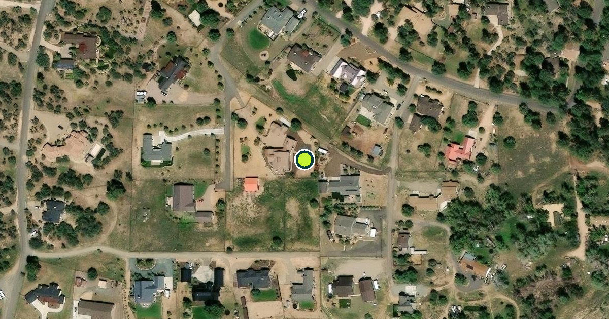 Satellite view of Yavapai County Pickleball Courts