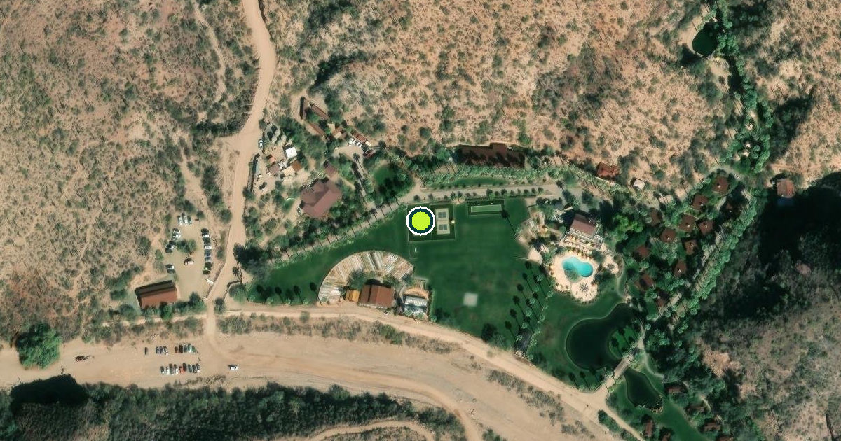 Satellite view of Yavapai County Pickleball Courts