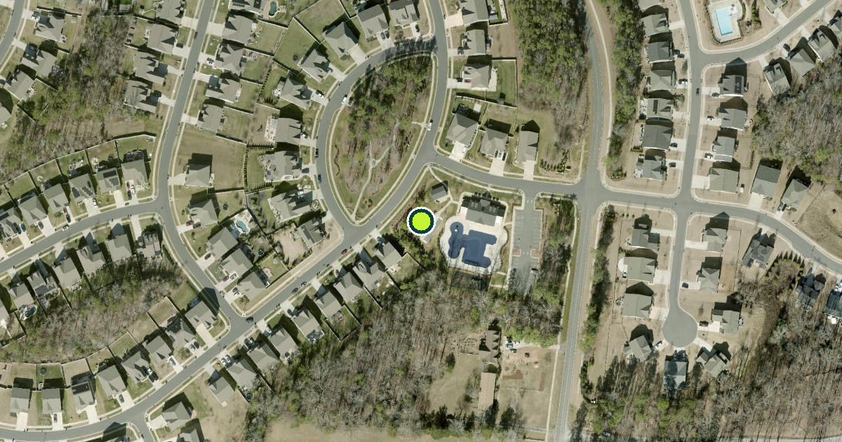 Satellite view of York County Pickleball Courts