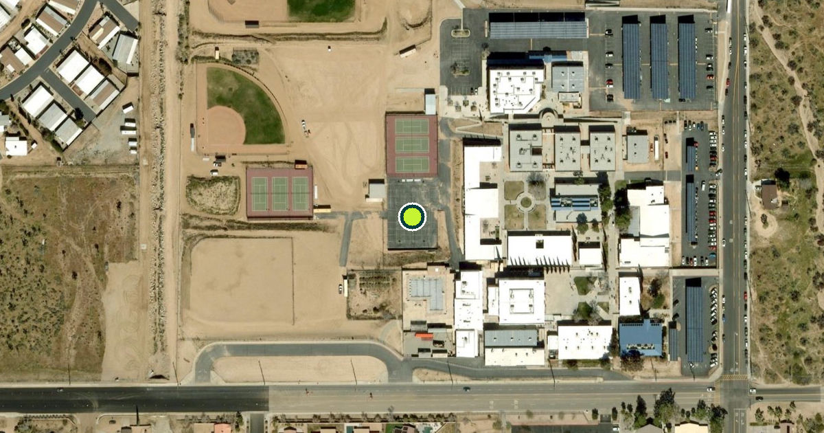 Satellite view of Yucca Valley Pickleball Courts