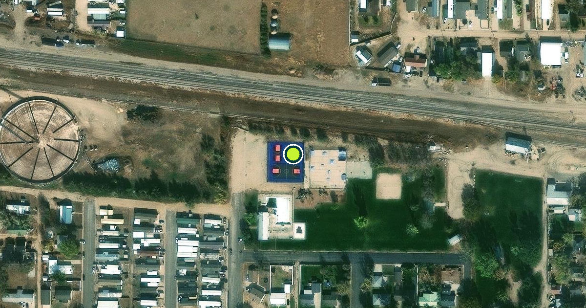 Satellite view of Yuma Pickleball Courts