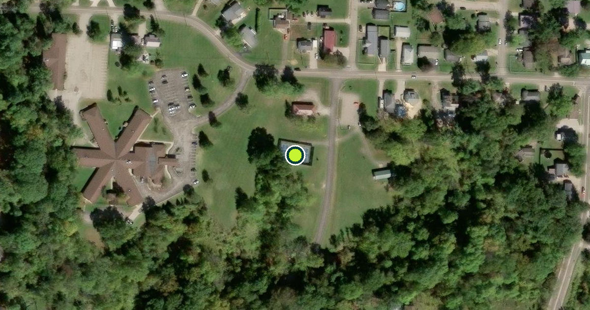 Satellite view of Zanesville Pickleball Courts